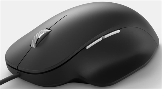 Microsoft Ergonomic Mouse Negro Vista Isométrica