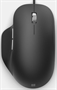 Microsoft Ergonomic Black Mouse Top View