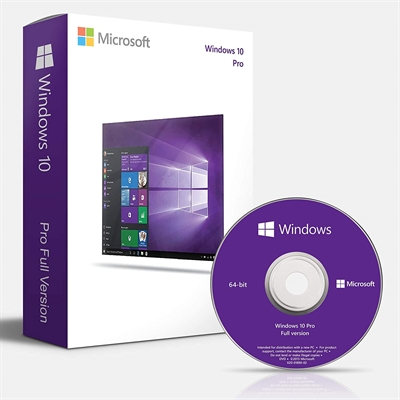 Microsoft Get Genuine Kit Windows 10 Pro DVD and Box View