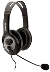 Microsoft LifeChat LX-3000 - Headset, Estéreo, Circumaurales, Con cable, USB, 20 Hz - 20KHz, Negro