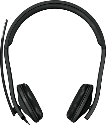 Microsoft LifeChat LX-6000 Headset Front View