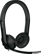 Microsoft LifeChat LX-6000  - Headset, Estéreo, Diadema, con Micrófono, Con cable, USB, 75-20kHz, Negro