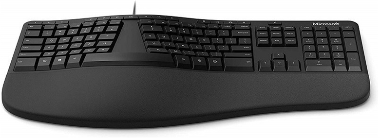 Microsoft LXM-00003 Ergonomic Keyboard Front View
