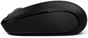 Microsoft Mobile 1850 Black Wireless Mouse Side View