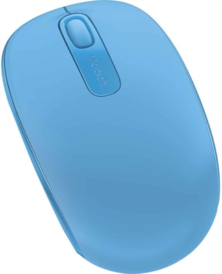 Microsoft Mobile 1850 Mouse Inalambrico Cyan Vista Trasera