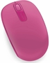 Microsoft Mobile 1850 Mouse Inalambrico Magenta Vista Trasera