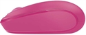 Microsoft Mobile 1850 Magenta Wireless Mouse Side View