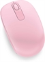 Microsoft Mobile 1850 Pink Wireless Mouse Back Side