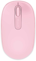 Microsoft Mobile 1850 - Mouse, Inalámbrico, USB, Óptico, 1000 dpi, Rosado