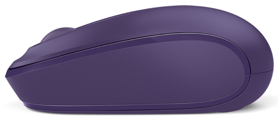 Microsoft Mobile 1850 Mouse Inalámbrico Purpura Vista Lateral