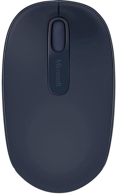 Microsoft Mobile 1850 Wool Blue Wireless Mouse Top View
