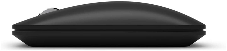 Microsoft Modern Mobile Black Wireless Bluetooth Mouse Side View