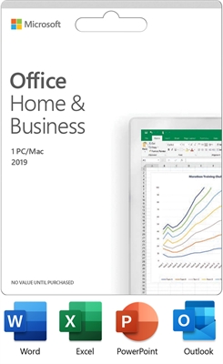 Microsoft Office Home and Business 2019 Tarjeta de Activacion