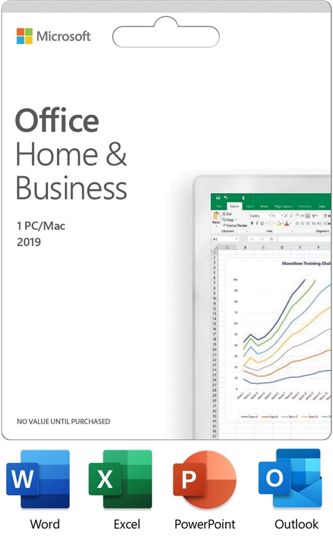 Microsoft Office Home and Business 2019 Tarjeta de Activacion