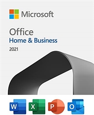 Microsoft Office Home and Business 2021 - Digital Download/ESD, 1 User, 1 Device, Single Buy, Windows 10, MacOS