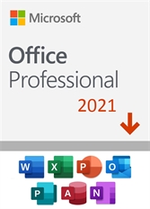 Microsoft Office Professional 2021 - Digital Download/ESD, 1 User, 1 Device, Single Buy, Windows 10 or later