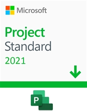 Microsoft Project Standard 2021 - Digital Download/ESD, 1 User, 1 Device, Single Buy, Windows 10 or later