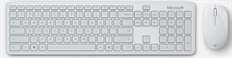 Microsoft QHG-00033 - Smart Keyboard and Mouse Combo, Wireless, Bluetooth, Spanish, White