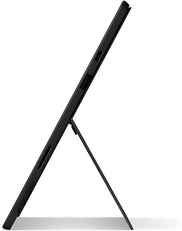 Microsoft Surface Pro 7 plus BLACK right side with ports