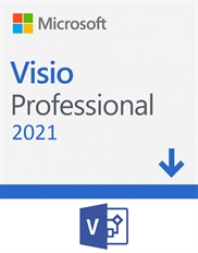 Microsoft Visio Professional 2021 - Digital Download/ESD, 1 User, 1 Device, Single Buy, Windows 10 or later