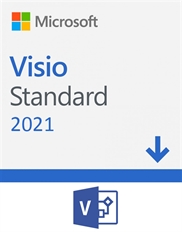 Microsoft Visio Standard 2021 - Digital Download/ESD, 1 User, 1 Device, Single Buy, Windows 10 or later