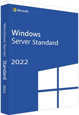 Microsoft Windows Server 2022 Standard - Physical DVD, Base License, 16 cores, Single Buy, 64 bits Processor