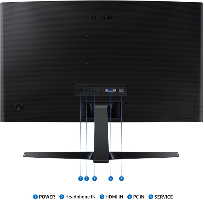 MONITOR SAMSUNG 24 CURVED NEW Front View 5