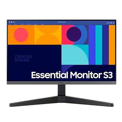 Monitor Samsung 24 FHD Essential S3 LS24C330GALXPE front view