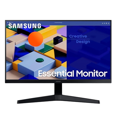 Monitor Samsung 24 FHD Essential S3 LS27C310EALXPE front view