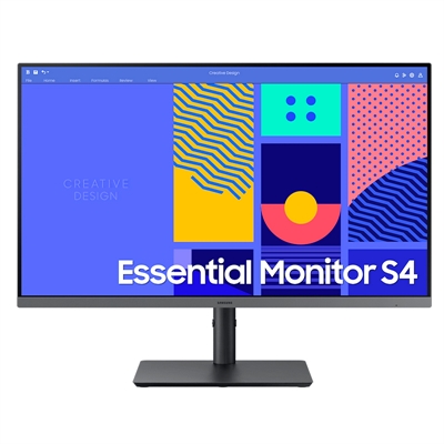 Monitor Samsung 27 FHD Essential S4 LS27C432GANXZA front view