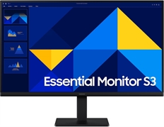 Samsung 27" Essential S3 S30GD   - Monitor, 27", FHD 1920 x 1080p, IPS, 16:9, 100Hz Refresh Rate, HDMI, VGA, Black