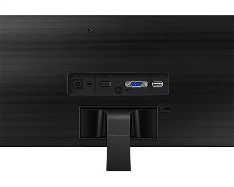 Monitor Samsung FHD Essential S3 LS24D360GALXPE back view
