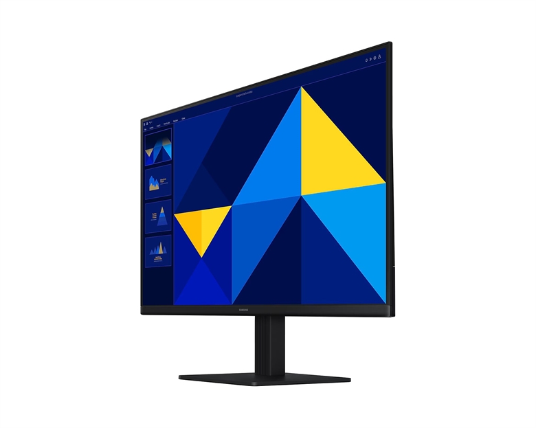 Monitor Samsung FHD Essential S3 LS27D300GALXPE side view
