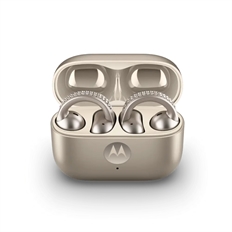 Motorola Moto Buds Loop  - Earbuds, Sonido Bose, Abiertos, Inalámbrico, Bluetooth, 20-20KHz, Dorado