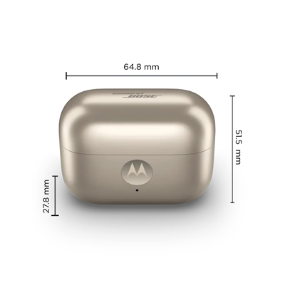 Moto Buds Loop Gold Open-Ear Wireless Earbuds-Front View2