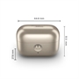 Moto Buds Loop Gold Open-Ear Wireless Earbuds-Front View2