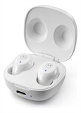 Motorola Moto Buds 105 - Auriculares Inalámbricos, Intrauditivos, MicroUSB, 20 Hz - 20 kHz, Blanco