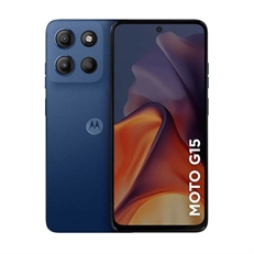 Motorola Moto G15 - Celular, 512GB de Almacenamiento, 4GB RAM, Cámara de 50MP, 5.200mAh, Azul