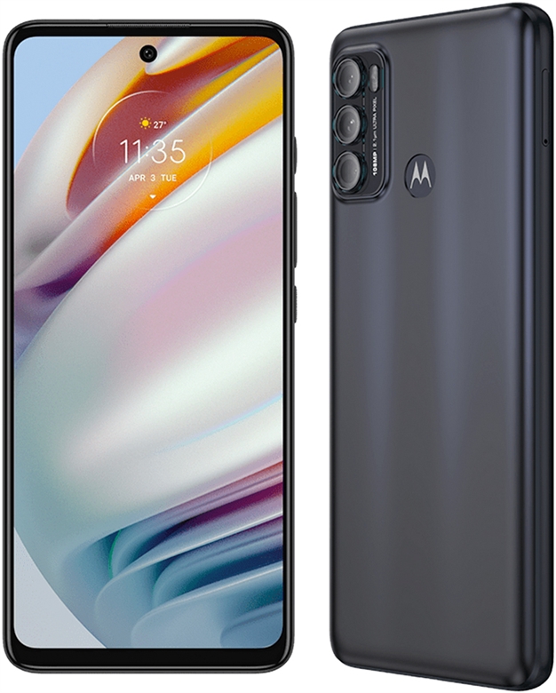 Motorola Moto G60 - Moonless Back and Front View