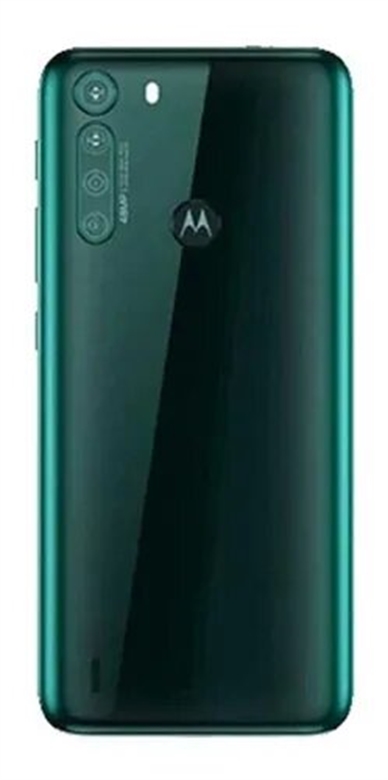Motorola Moto One Fusion Black Esmerald Back view
