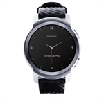 Motorola Motowatch 100  - SmartWatch Para Android / iOS, 1.3" LCD, 355mAh, Carga Cableado, Plata