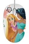 Xtech - XTM-D406PS - Mouse, Edition Disney Princess, Wired, USB, Optic, 1200 dpi, White
