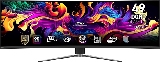 MPG 491CQP QD-OLED - Gaming Monitors front view