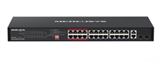 Mercusys MS126CP - PoE+ Switch, 24 Ports, Fast Ethernet, Gigabit, 8.8Gbps