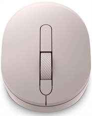 Dell MS3320W - Mouse, Inalámbrico, USB, Óptico, 4000 dpi, Rosa Ceniza
