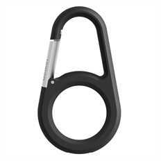 Belkin MSC008BTBK  - Secure Holder Carabiner for Apple AirTag, Snap-and-Lock Design, Black