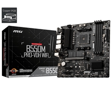 MSI B550 PRO-VDH WIFI - Motherboard , AM4, mATX, Dual-Channel, 128GB DDR4 Max Memory