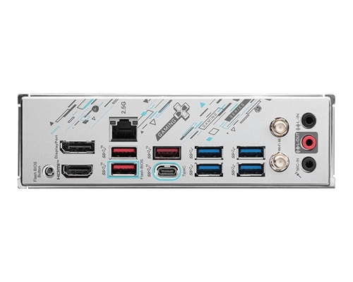 MSI B650M GAMING PLUS WIFI ports