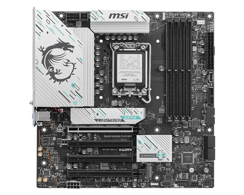 Placa Madre MSI B860M GAMING PLUS WIFI-Vista Frontal