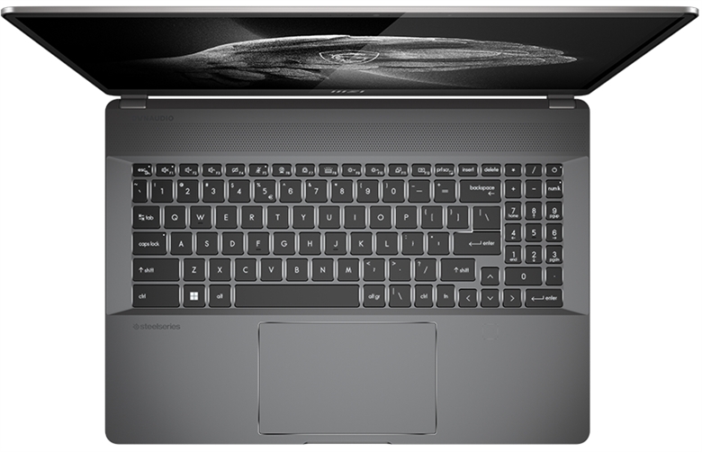 MSI Creator Z16P B12UHT-041 upper view